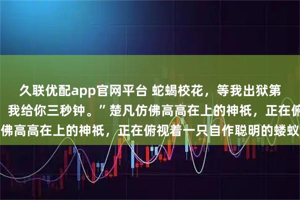 久联优配app官网平台 蛇蝎校花，等我出狱第一个找你：“想好再叫，我给你三秒钟。”楚凡仿佛高高在上的神祇，正在俯视着一只自作聪明的蝼蚁